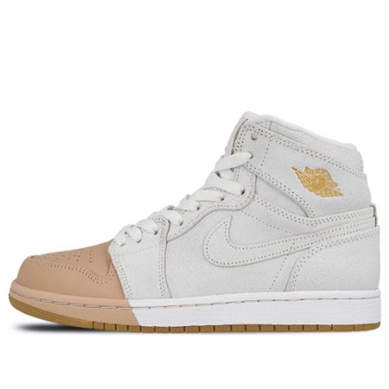 (WMNS) Air Jordan 1 Retro High Premium 'Dipped Toe White'  AH7389-107 Antique Icons