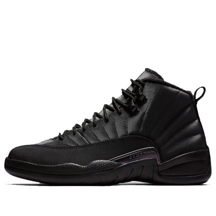 Air Jordan 12 Retro Winterized 'Triple Black'  BQ6851-001 Classic Sneakers